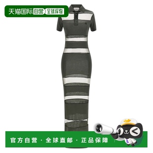 1h可退 香港直邮Coperni 女士 'Striped Polo' 透视连衣裙 COPJS1