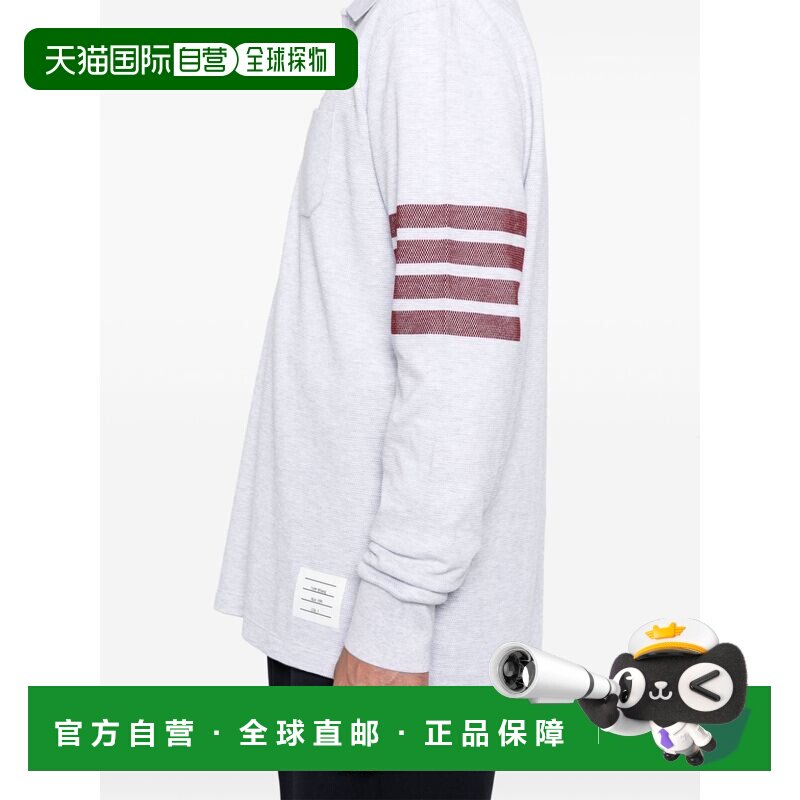1h可退 香港直邮THOM BROWNE 男士T恤 MJP203AJ0155050 AW2024 白