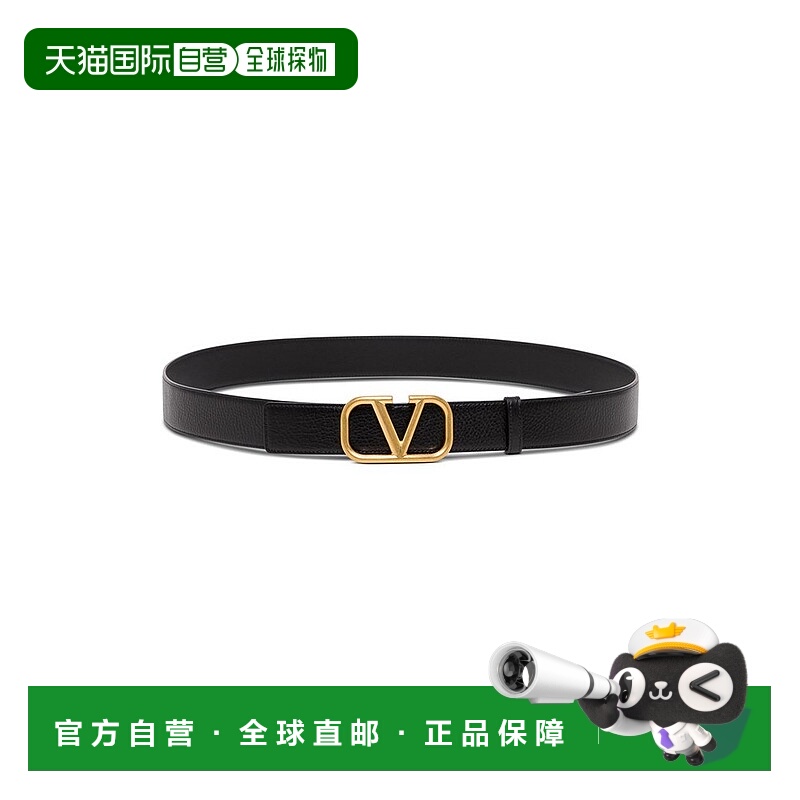 1h可退 香港直邮Valentino 华伦天奴 男士 VLogo 扣環腰帶 VY0T0S