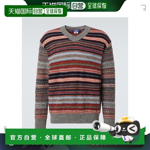 男士 渡边淳弥 条纹羊毛毛衣 Watanabe 香港直邮Junya