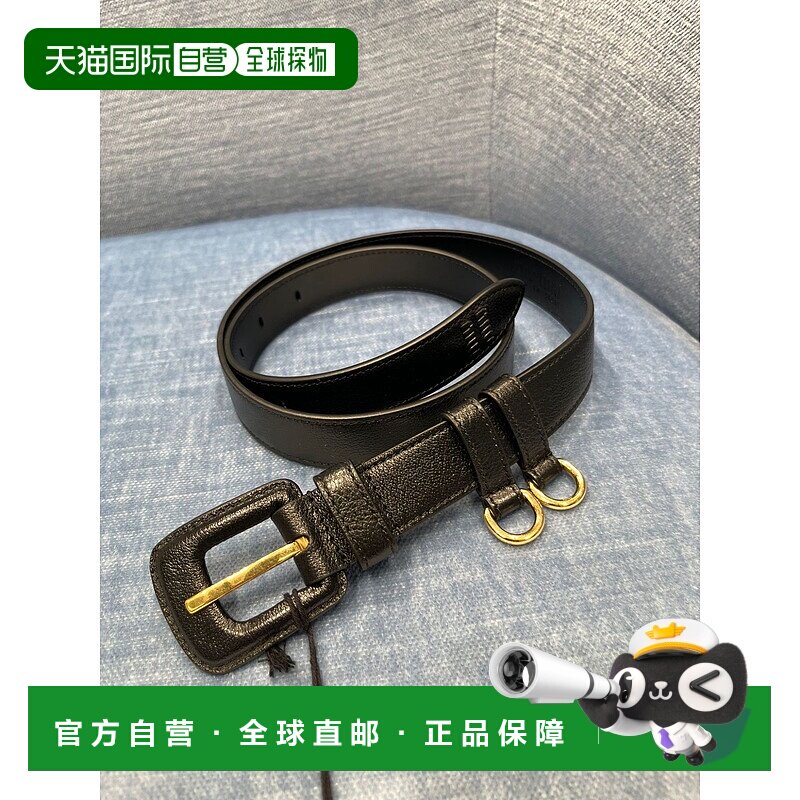 1h可退 香港直邮Miu Miu 皮革腰带 5CC6893AP6