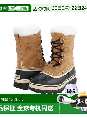 1h可退 香港直邮Sorel 冰熊 男士 Caribou™ 雪地靴 yellow黄色 舒