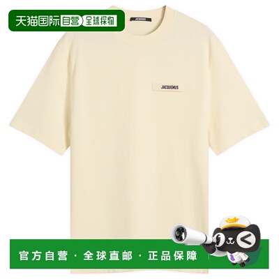 香港直邮Jacquemus 男士 罗缎徽标T恤 25HTSM00133AJ00226150