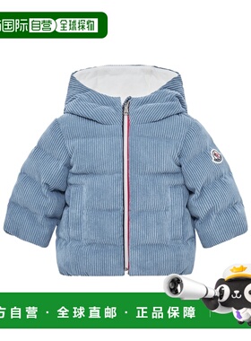 香港直邮Moncler Puki 灯芯绒连帽羽绒服 K29511A000205964B