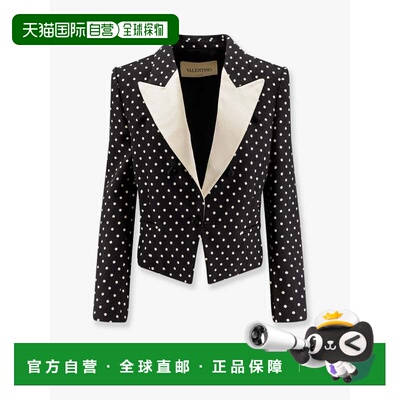 香港直邮valentino 华伦天奴 女士 Polka-Dots 粘胶纤维西装外套
