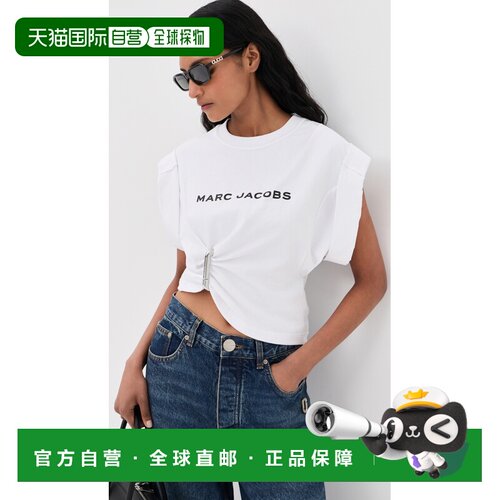 1h可退 美国直邮Marc Jacobs 马克 雅可布 女士 J Marc 流行款徽T