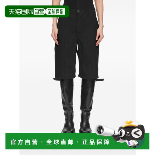 香港直邮rick owens 瑞克 欧文斯 女士 黑色短裤 RP02F5322WT