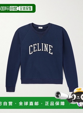 Celine 思琳 男士 標誌刺繡圓領運動衫 RY0HD670Q卫衣