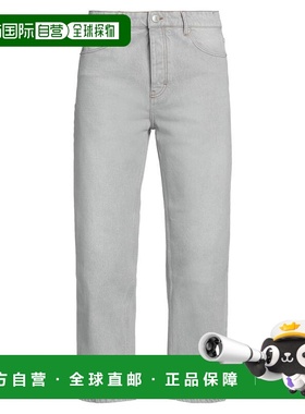 香港直邮Ami Paris 男士 直筒裤 grey灰色 舒适时尚