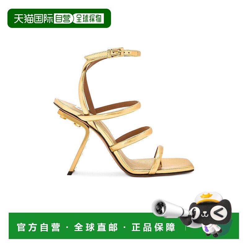 1h可退 香港直邮Alaia 女士 Perfo 10 凉鞋 AA3S065CK169皮鞋单鞋