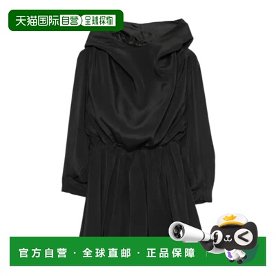 香港直邮Balmain 长袖连帽连衣裙 BZ1B40K0005