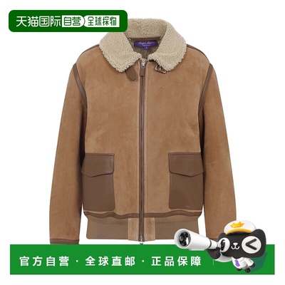 香港直邮Ralph Lauren 羊毛领飞行员夹克 290P01983外套