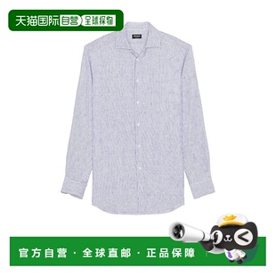 1h可退 香港直邮Zegna 杰尼亚 男士 Oasi Lino 衬衫 RUFX27A9SRF7