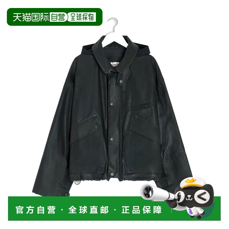 香港直邮LEMAIRE 男士夹克 AW2025  OW1174LF1495BK990黑色外套