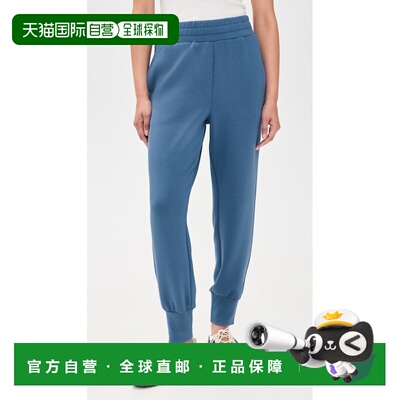 1h可退 香港直邮VARLEY 女士 修身翻边长裤 blue蓝色 舒适时尚