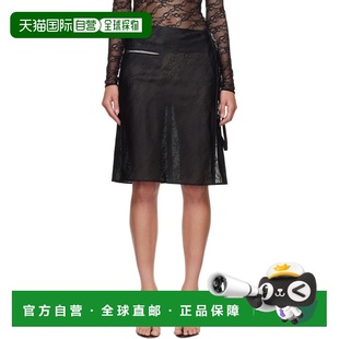 黑色 女士 Zipped Lace 325CJU 1h可退 半身裙 香港直邮Courreges