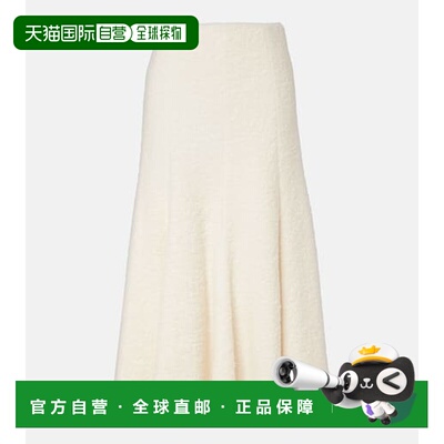 香港直邮Gabriela Hearst 女士 Amy 羊绒羊毛混纺中长半身裙