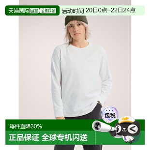 欧洲直邮arc'teryx始祖鸟 Kragg女士长袖攀岩纯棉T恤透气新款户外