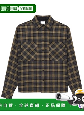 香港直邮Saint Laurent 长袖衬衫夹克 848184Y2M33