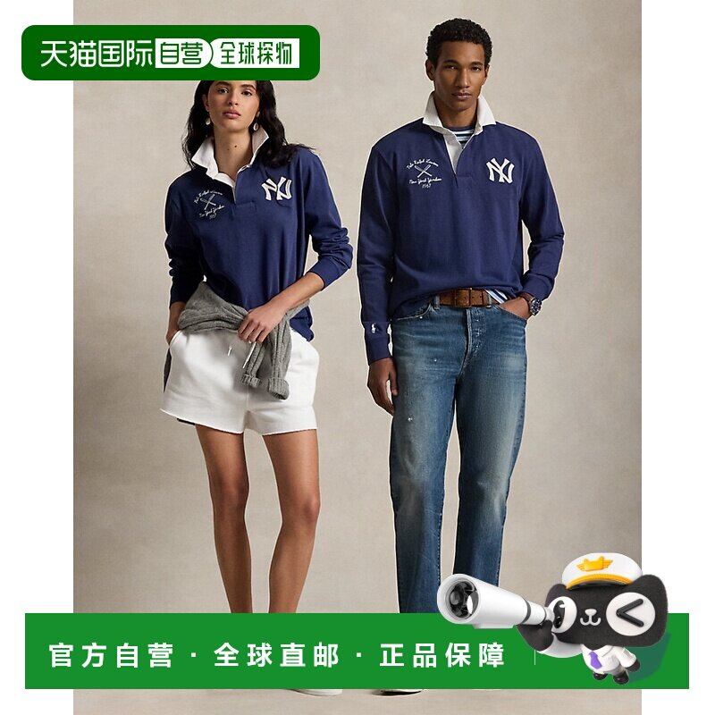 自营欧洲直邮Ralph Lauren拉夫劳伦  Yankees男士橄榄球衫男装图片