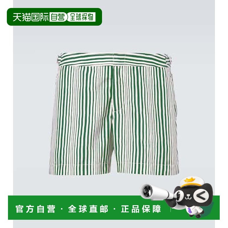 1h可退 香港直邮Orlebar Brown 男士 Setter 泳裤 green绿色 舒适