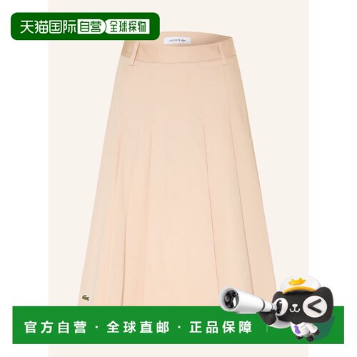 1h可退 欧洲直邮LACOSTE 女士半身裙 100314508612000 CO 浅棕色