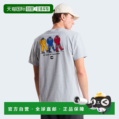 自营欧洲直邮The North Face北面 TNF Celebration男士棉质宽松印