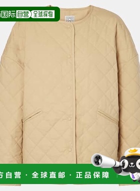 1小时内可退 香港直邮TOTÊME 女士 绗缝棉质夹克 004162 brown棕