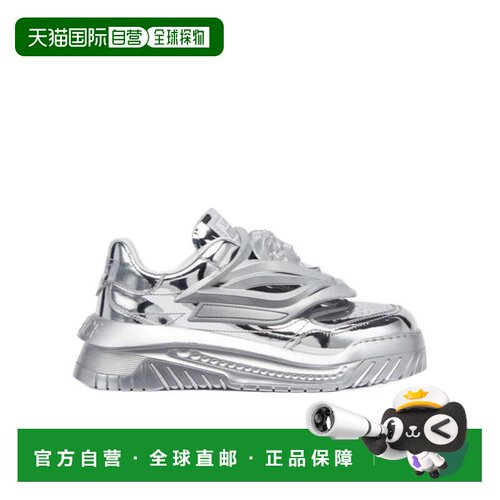 香港直邮Versace 徽标低帮运动鞋 10045241A02259【付后1h可退】