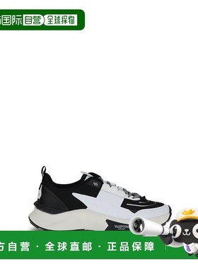 香港直邮valentino 华伦天奴 男士 TRUE ACT 白色黑色皮质运动鞋