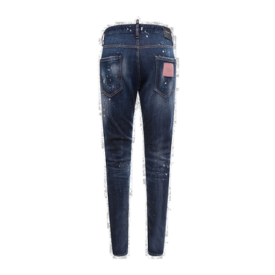 1h可退 香港直邮Dsquared2 徽标牛仔长裤 S74LB1341S30342