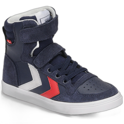 欧洲直邮hummel  童款 高帮板鞋 SLIMMER STADIL LEATHER HIGH JR