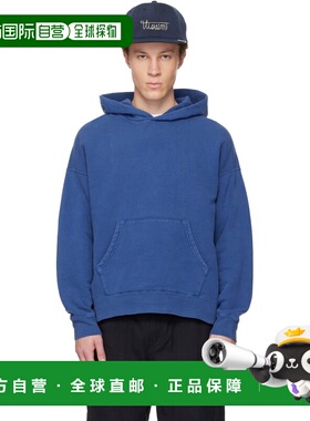 1h可退 香港直邮Visvim 维斯维木 男士 蓝色 Jumbo SB P.O. 连帽