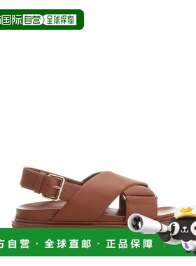 1h可退 香港直邮Marni 玛尼 女士 徽标凉鞋 FBMS015701P3614