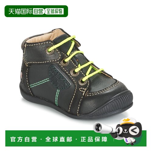欧洲直邮GBB 男孩 RACINE 黑色靴子 童鞋板鞋