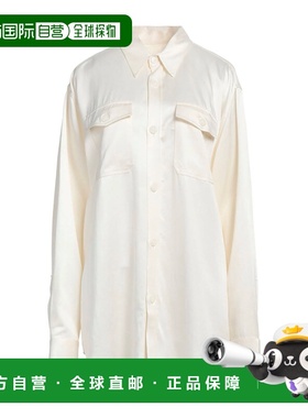 1h可退 香港直邮Ami Paris 女士 Blouses 纯色衬衫 beige米色 舒