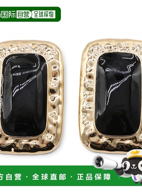 1h可退 香港直邮Self-Portrait 女士 金色黑色色调耳环 RS26623EG