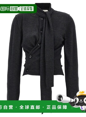 1h可退 香港直邮Lemaire 女士 配围巾的扭纹开衫 TO1251LK087