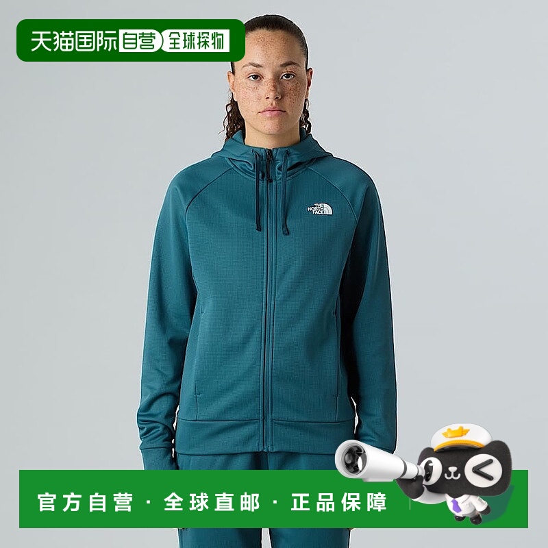 自营欧洲直邮北面 Reaxion 2.0女士拉链连帽外套 THE NORTH FACE