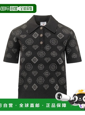 1h可退 香港直邮Casablanca 女士 黑色上衣 AW25KW107701BLACK