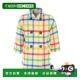 香港直邮Burberry 80035651 彩虹格子大衣