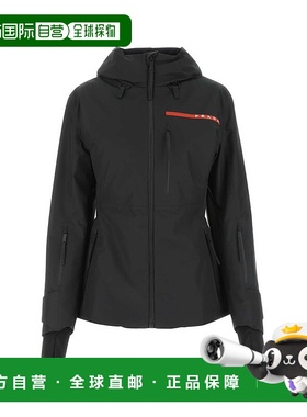 1h可退 香港直邮Prada 普拉达 女士 黑色聚酯带里衬夹克 291935S2