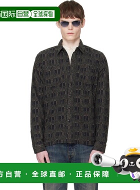 香港直邮ralph lauren rrl 拉夫 劳伦RRL 男士 灰色 Jacquard-Kni