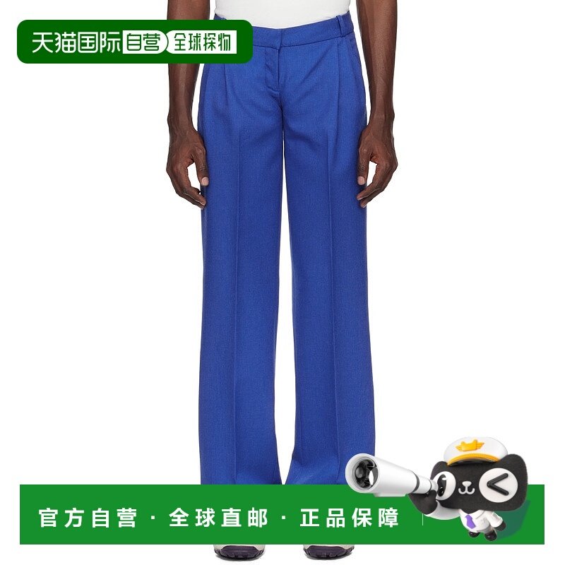 香港直邮Coperni 男士 蓝色 Tailored 长裤 COPP63835MEN休闲裤