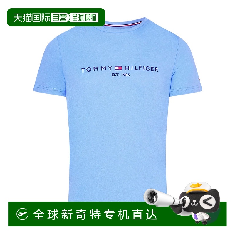 香港直邮Tommy Hilfiger圆领短袖T恤 MW0MW11797刺绣纯棉