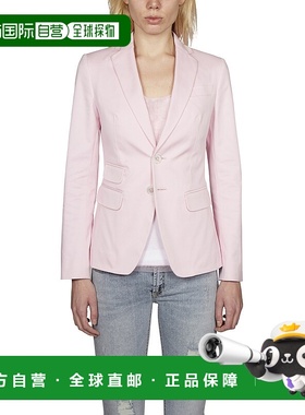 1h可退 香港直邮Dsquared2 二次方 女士 双纽扣弹力棉质夹克 JBN0