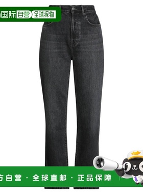 香港直邮Acne Studios 艾克妮 女士 牛仔长裤 black黑色 舒适时尚