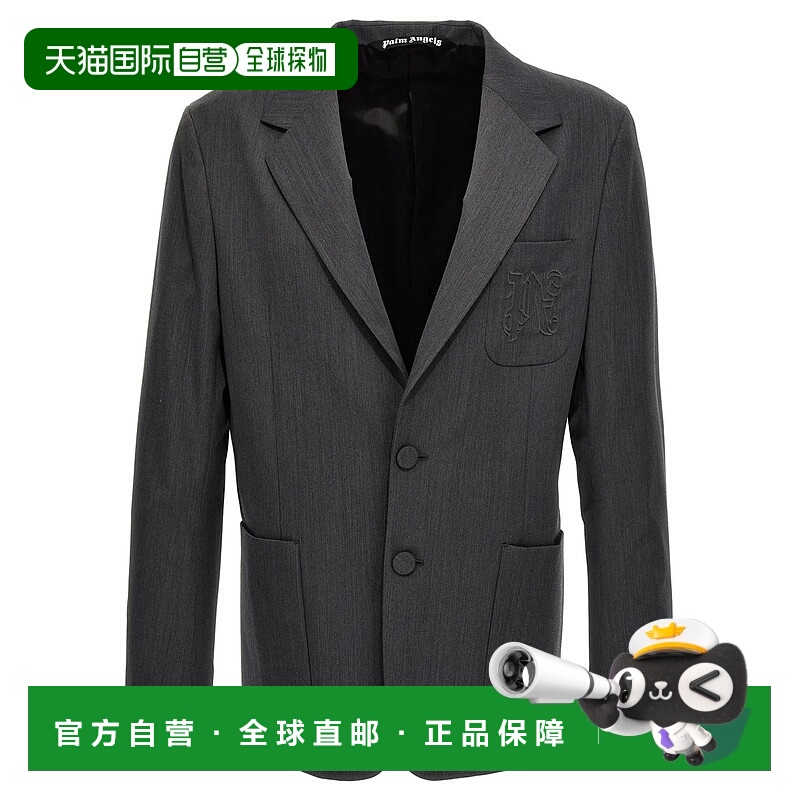 1h可退 欧洲直邮PALM ANGELS 男士夹克PMEN044R24FAB00105050505