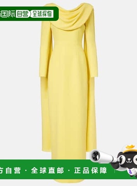 香港直邮EMILIA WICKSTEAD 女士 Zaira crêpe 垂褶睡裙