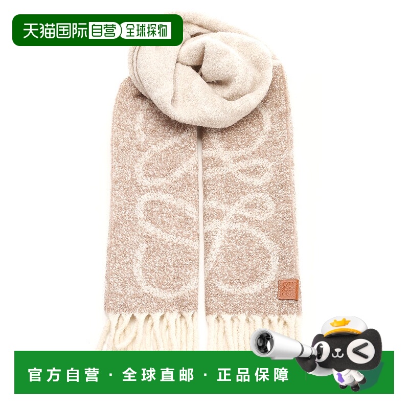 1h可退 欧洲直邮loewe 女士 围巾披肩罗意威羊毛